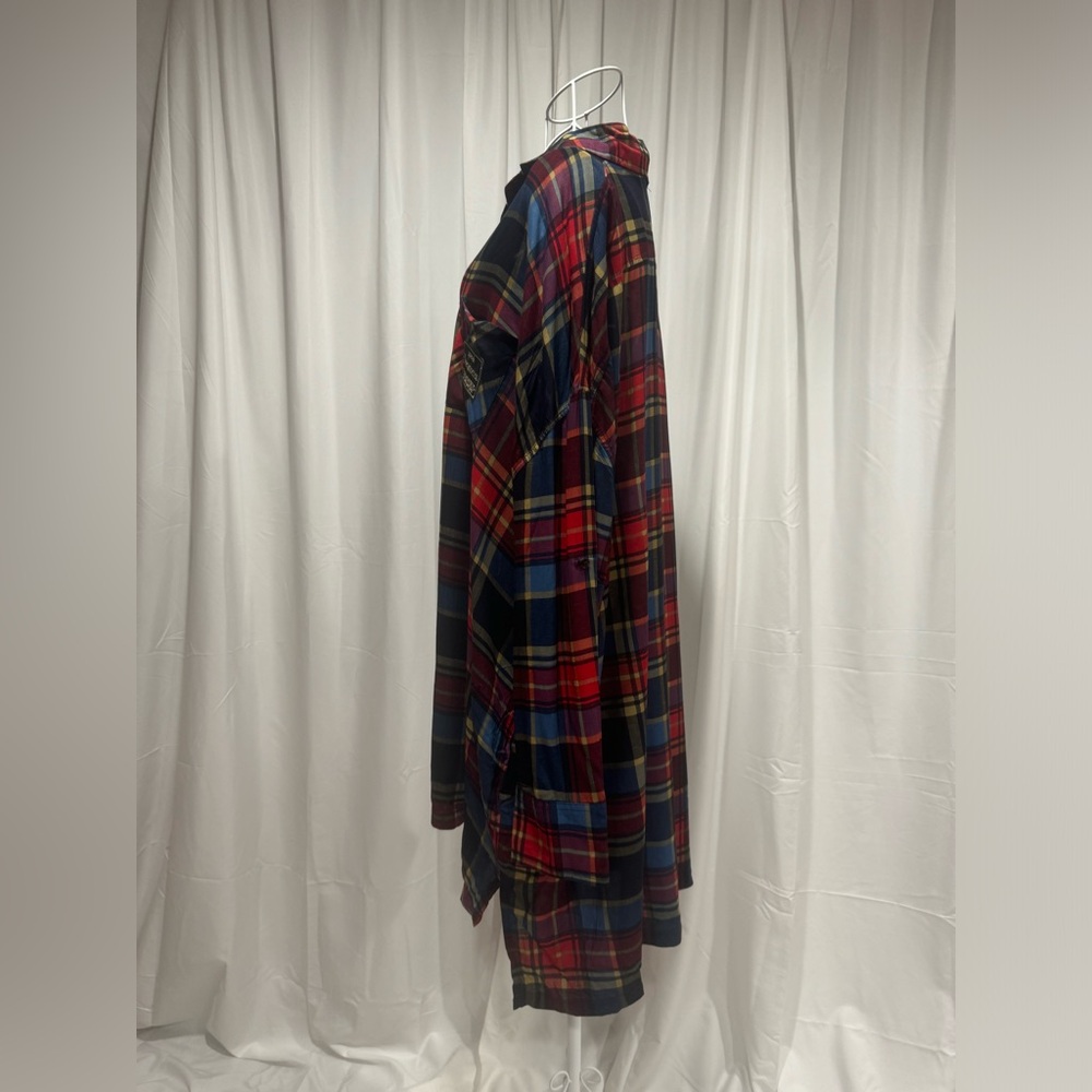 Umgee Plaid Tunic Mini With Pockets - Picture 3 of 6